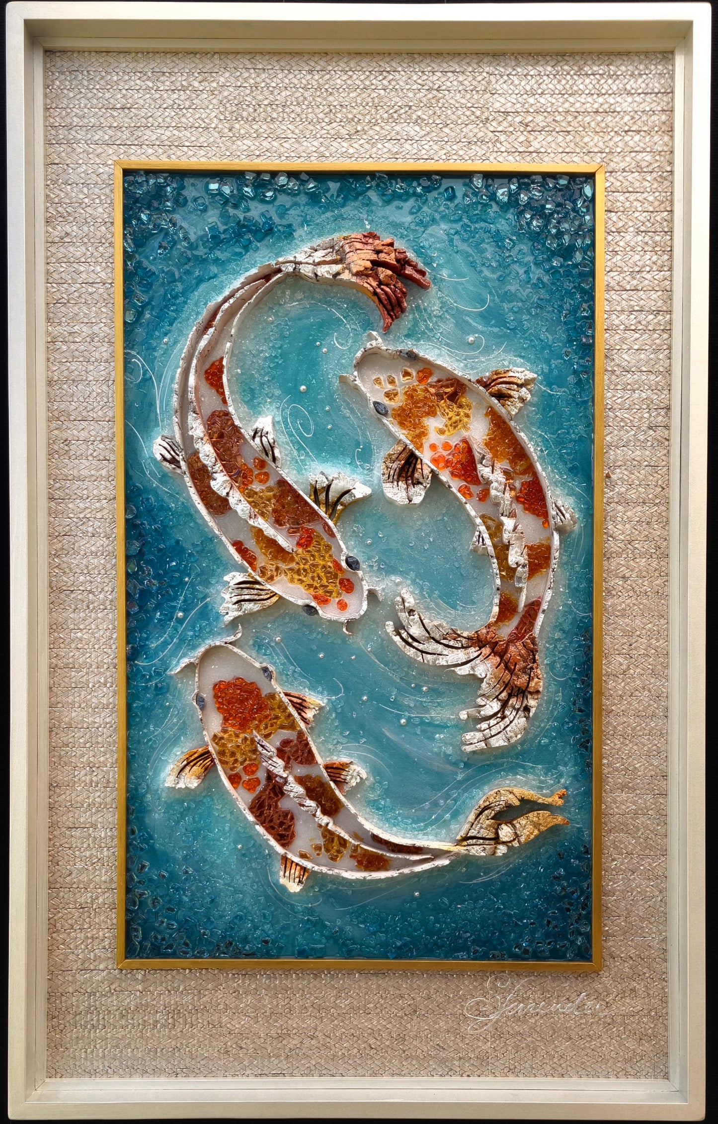Koi Fish 30x48