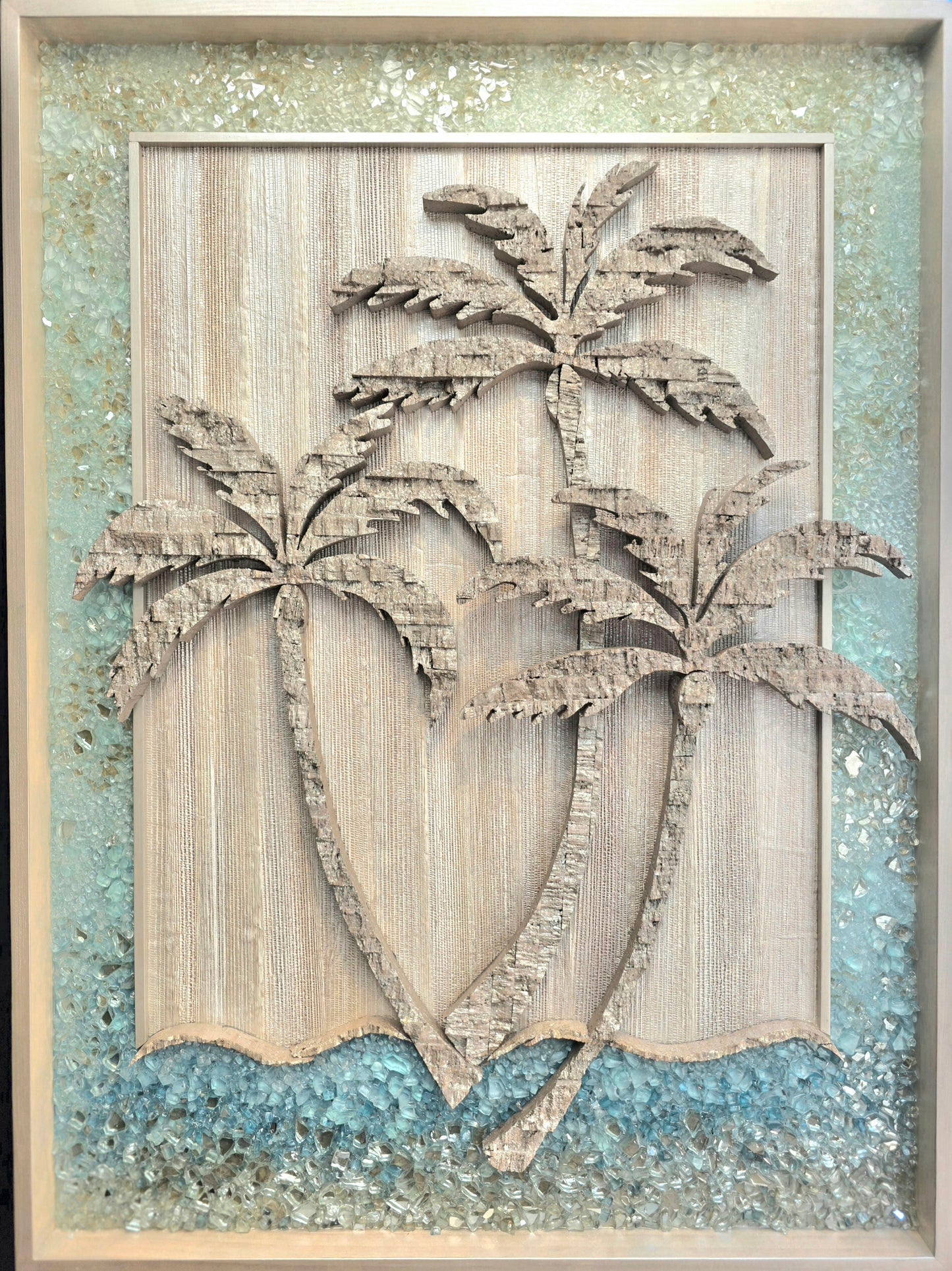 Azure Waters Palms - 36x48