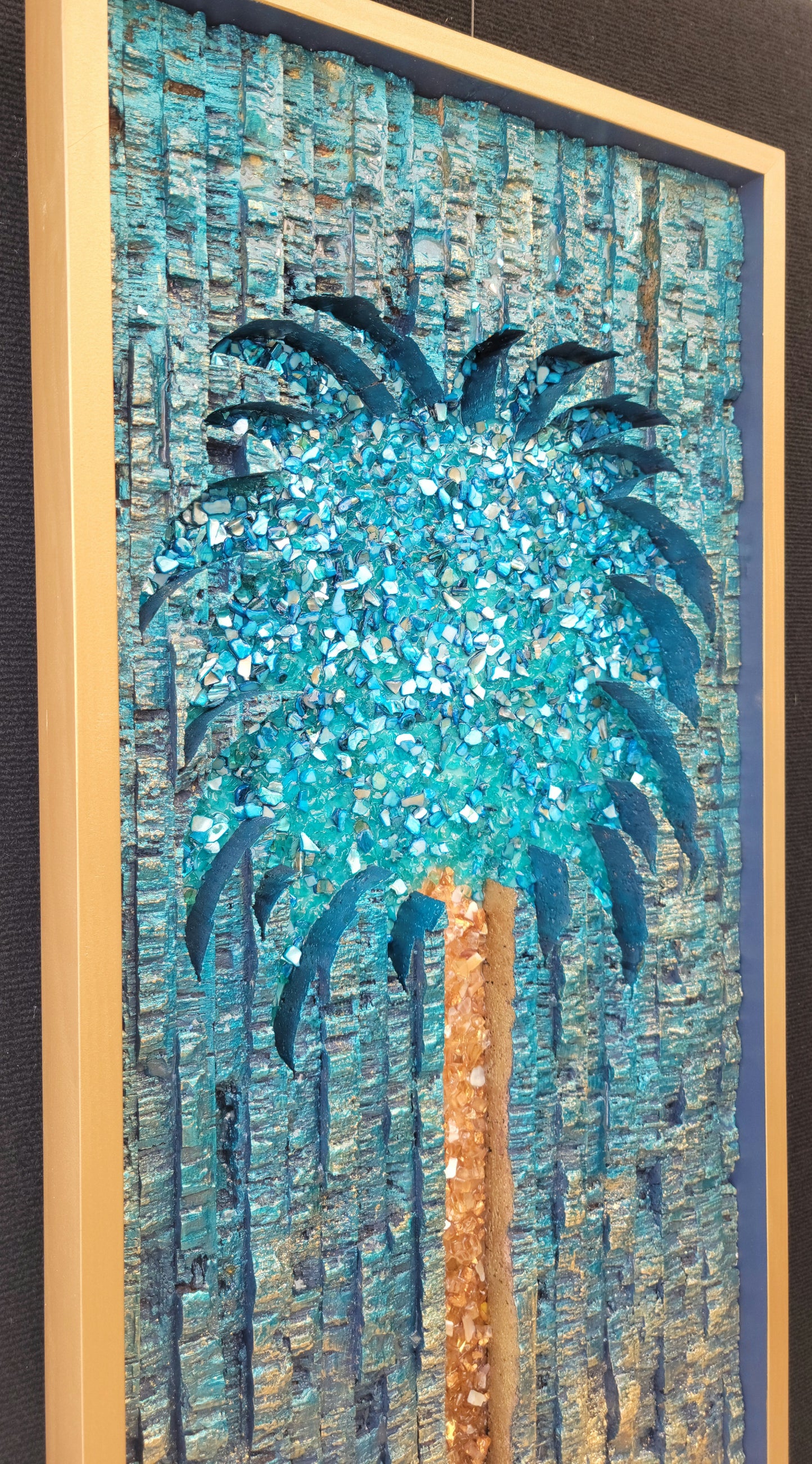 Palm Beach in Peacock - Limited Edition - 18x46