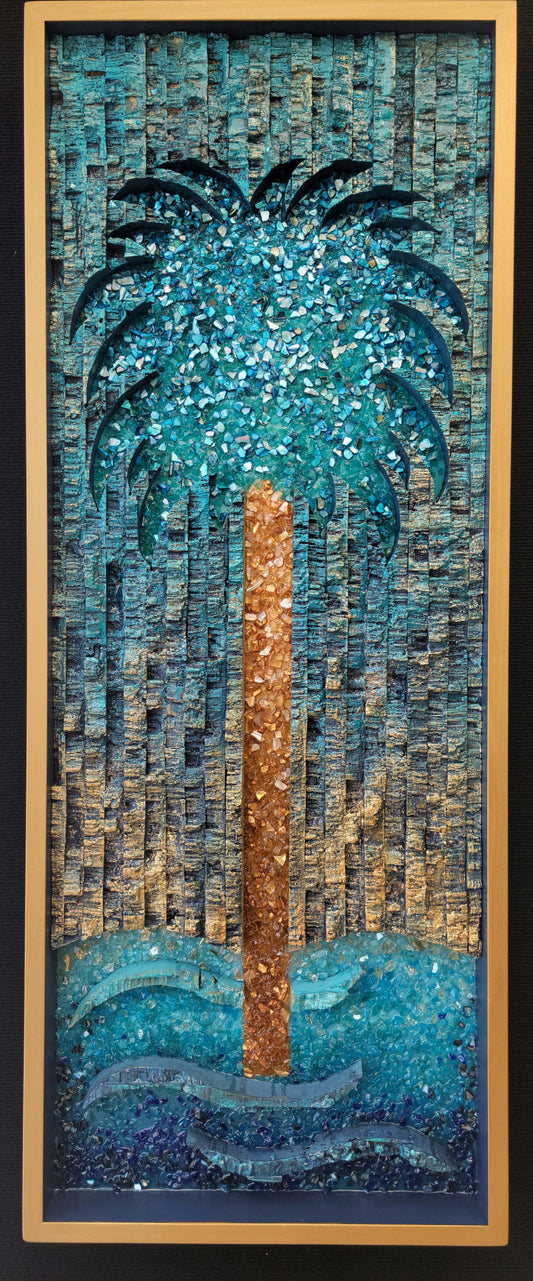 Palm Beach in Peacock - Limited Edition - 18x46