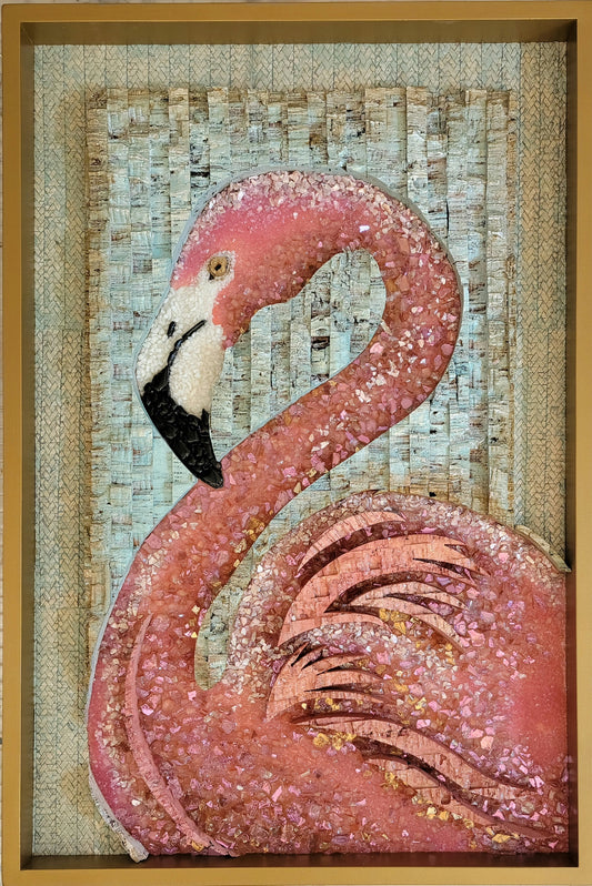 Pinky Flamingo 24x36