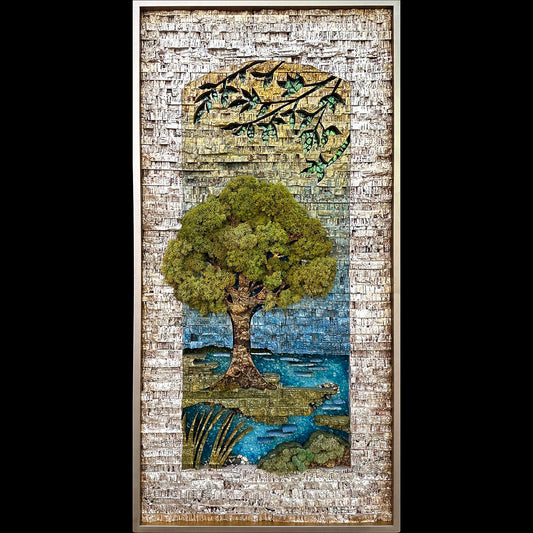 Window To The Pond - 28x56