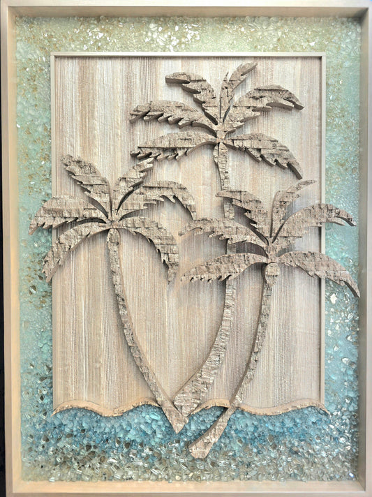 Azure Waters Palms - 36x48