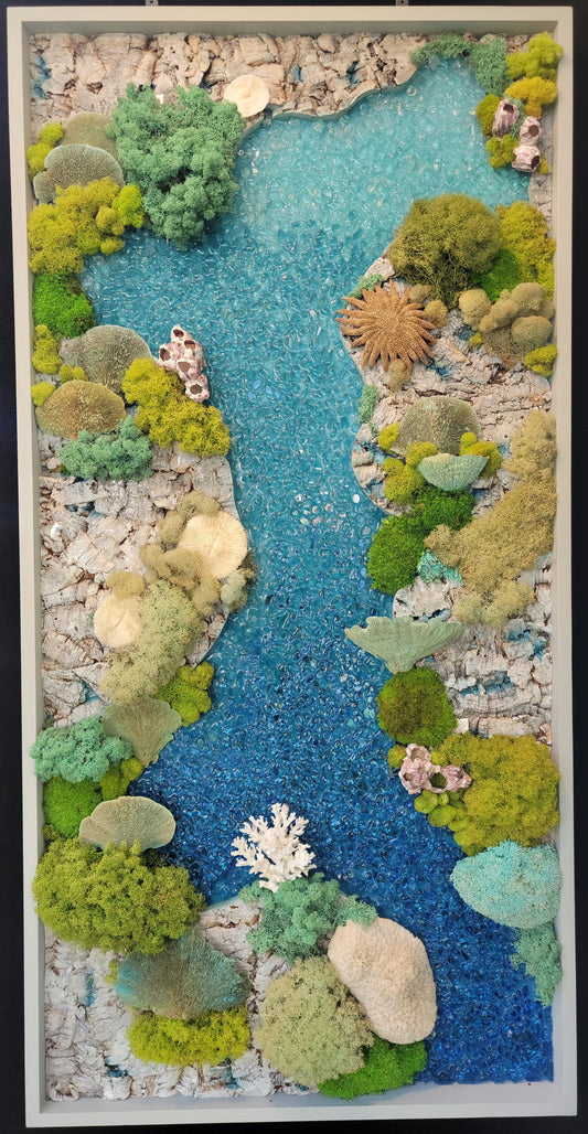 Sea Garden - 30"x60" Vertical